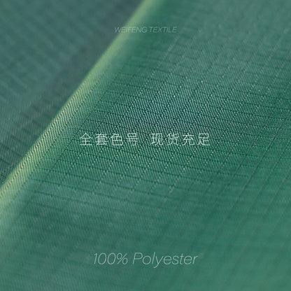 420D five-point grid Oxford cloth PU waterproof spot polyester fabric encrypted anti-splashing bag handbag fabric