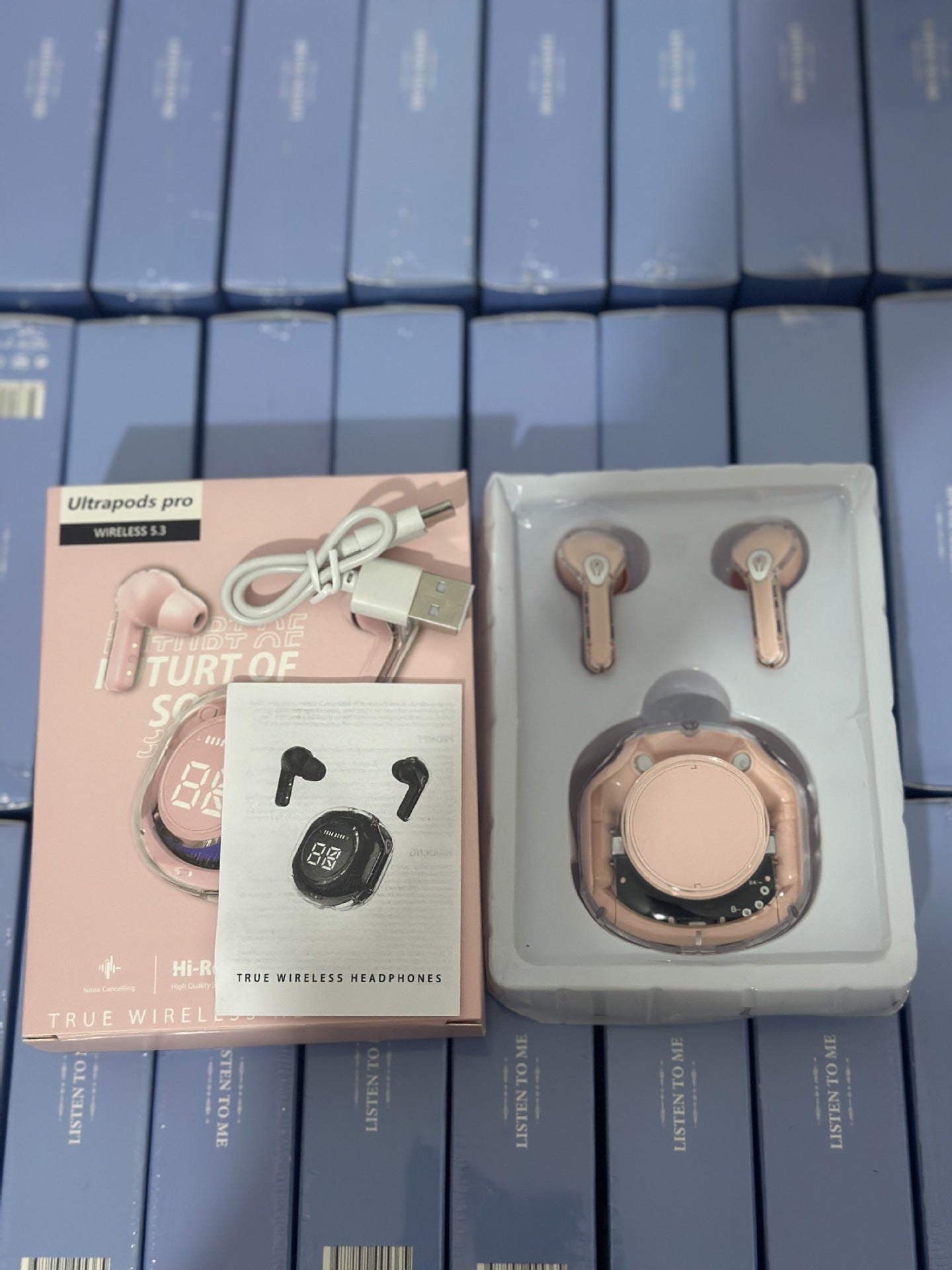 2025 new bluetooth headset transparent digital display XT16 bluetooth headset wireless cross-border ai31 bluetooth headset noise reduction