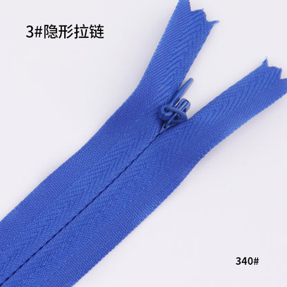 No. 3 Nylon Invisible Zipper Factory Home Textiles Pillow Dress Trim Lace Zipper Color Seamless Zipper