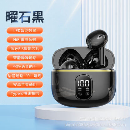 Cross-border private model X88 X85 X89 wireless bluetooth headset intelligent digital display long battery life touch factory direct sales