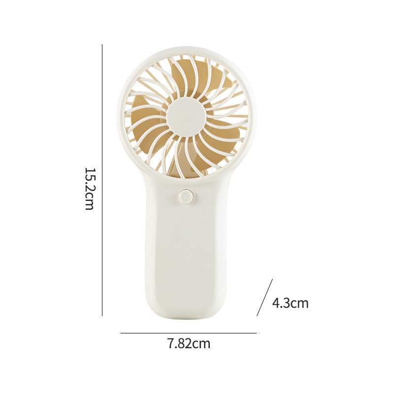 Cross-border popular handheld small fan dry battery logo custom wind portable small fan gift