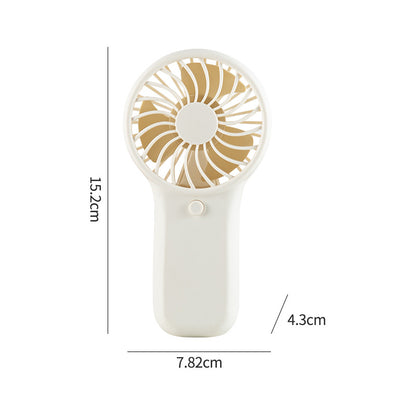 Cross-border popular handheld small fan dry battery logo custom wind portable small fan gift