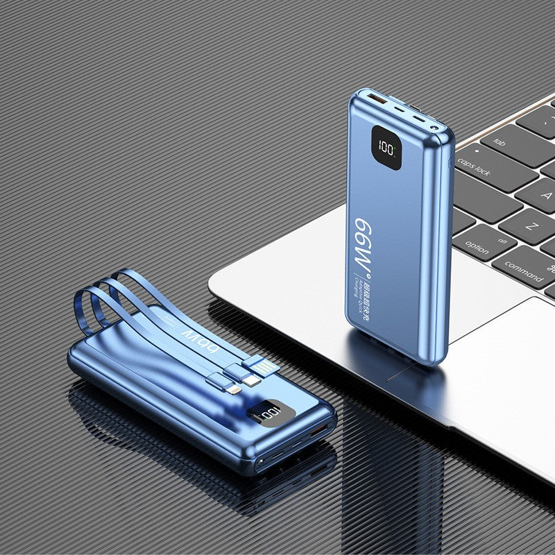 Wholesale gifts Customized power bank 66W super fast charging mini large capacity 20000mAh cross-border mobile power supply