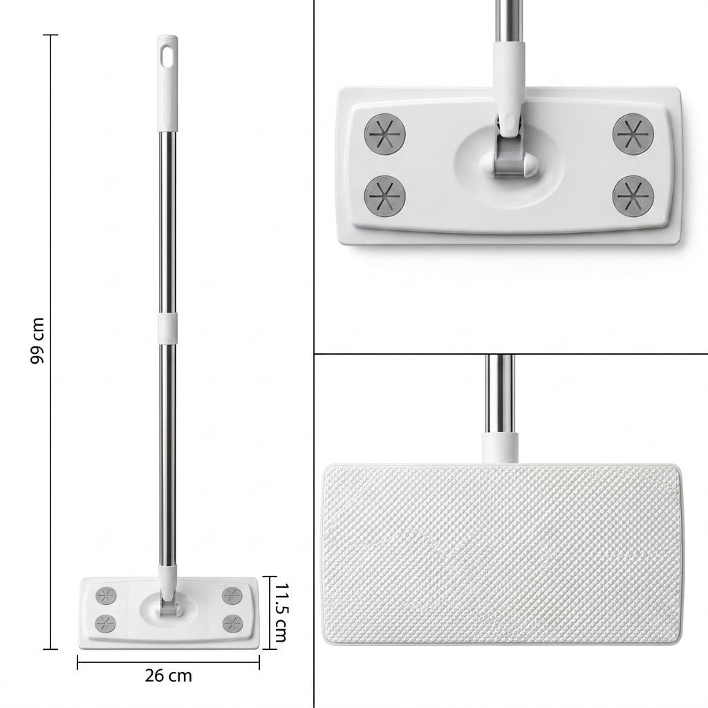 Electrostatic precipitator paper mopping floor household multi-functional flat mop free hand washing rotating wet and dry two disposable lazy mop