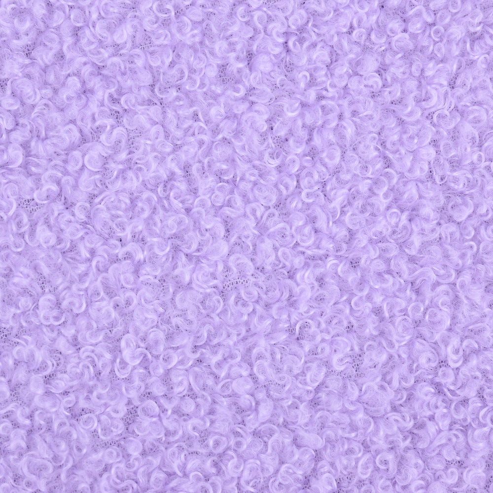 Spot thickened teddy fleece small particle circle fleece sofa throw pillow toy fabric, teddy fleece fabric