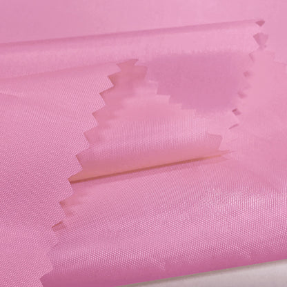 Spring thin pu transparent coating waterproof fabric polyester taffeta kite shower curtain umbrella cloth rainproof silk fabric