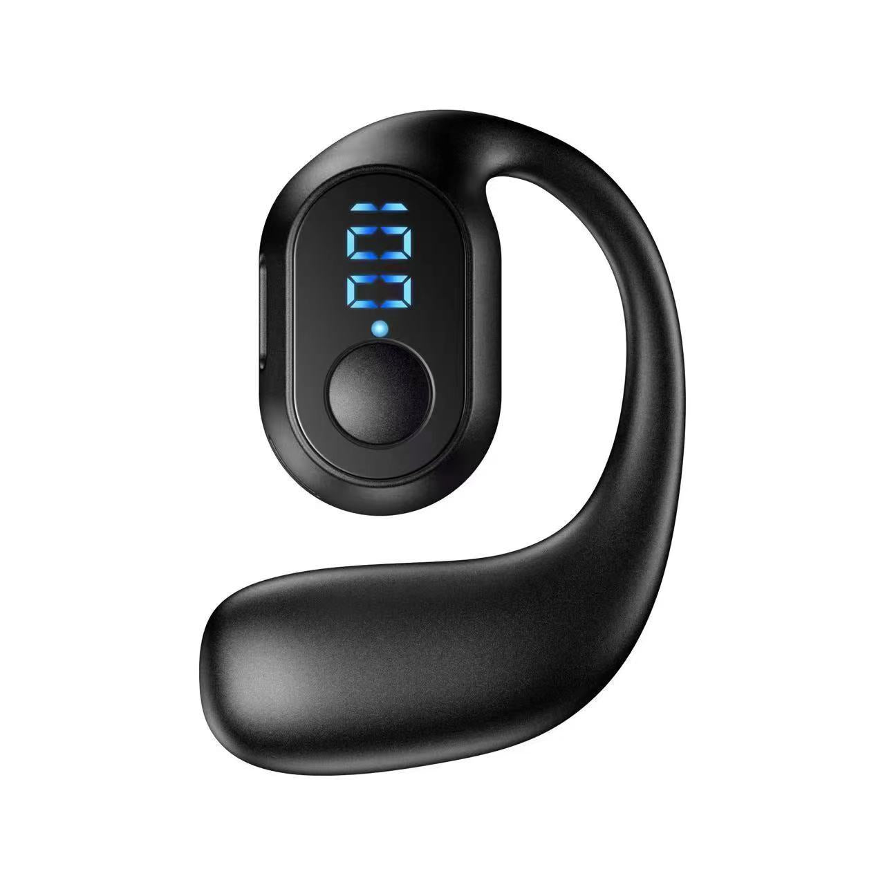 Hanging ear wireless bluetooth headset not in ear hanging open unilateral long-term wear pain-free sports long battery life
