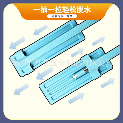 Flat mop 35cm hand-washable lazy mopping mop household one mop clean wet and dry dual-purpose mop one piece sent on behalf of