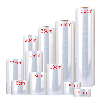 Stretch film PE winding film transparent plastic film large roll industrial plastic wrap takeaway sealing film moving film