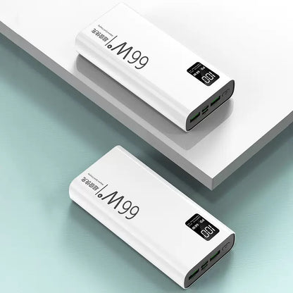Cross-border certified super fast charging power bank with its own cable 20,000 mAh large-capacity mobile power wholesale