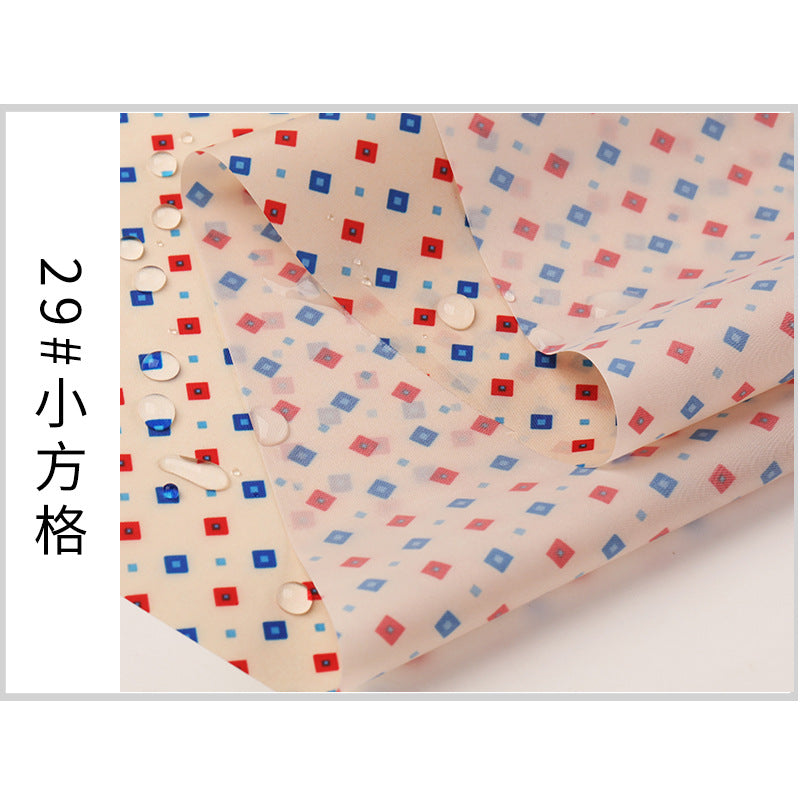 Pu waterproof fabric dyeing printing coating umbrella tent polyester fabric 210T polyester tafrib waterproof fabric