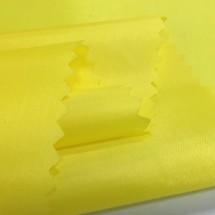 Spring thin pu transparent coating waterproof fabric polyester taffeta kite shower curtain umbrella cloth rainproof silk fabric