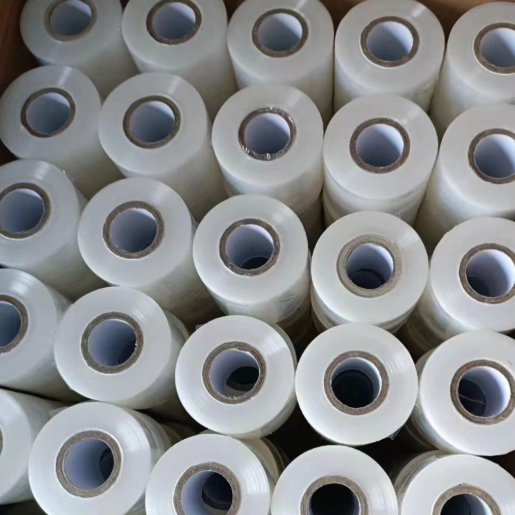 PE small roll winding film packaging film plastic thickened industrial plastic wrap transparent self-adhesive protective stretch film