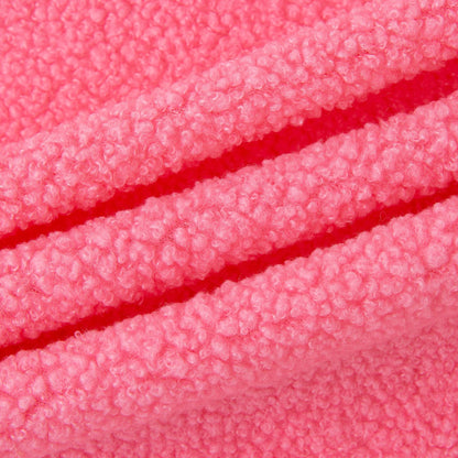 Spot thickened teddy fleece small particle circle fleece sofa throw pillow toy fabric, teddy fleece fabric