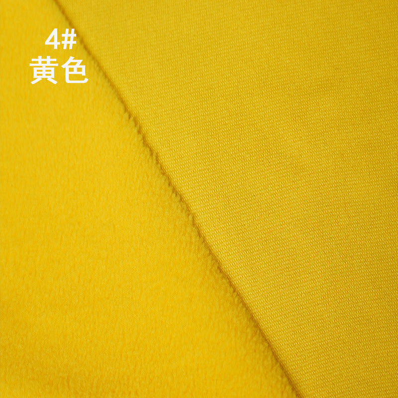 Wholesale 150g ultra-fine fleece fabric fleece cloth inner 75D/144F single-sided fleece fabric elastic force
