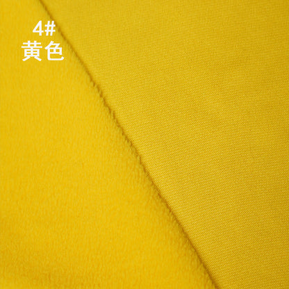 Wholesale 150g ultra-fine fleece fabric fleece cloth inner 75D/144F single-sided fleece fabric elastic force