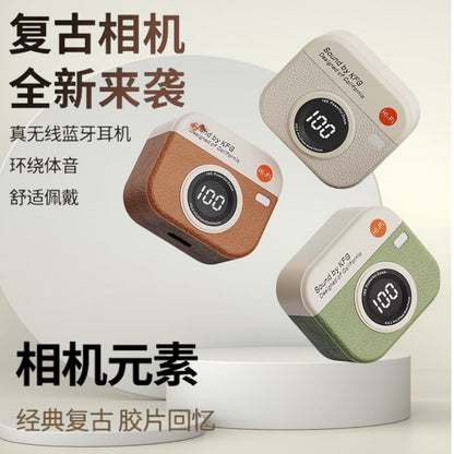 2025 cross-border new wireless bluetooth headset high-end half-in-ear sports game voice-lowering super long standby headset