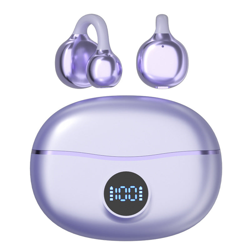 PDD popular cross-border special value new S88 digital display wireless bluetooth headset ear clip type long battery life standby