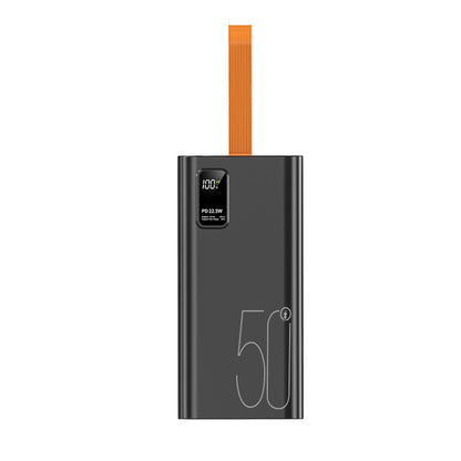 Cross-border large-capacity 50,000 mAh power bank multi-U port 22.5W fast charging 50000 outdoor digital display mobile power supply