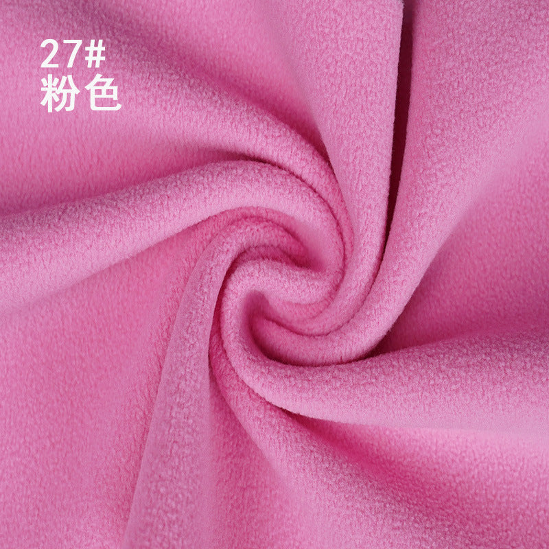 Wholesale 150g ultra-fine fleece fabric fleece cloth inner 75D/144F single-sided fleece fabric elastic force