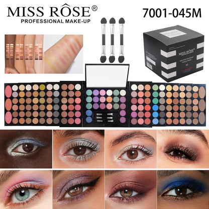 MISSROSE Cross-border Makeup Tray Makeup Kit, Eyeshadow Lip Gloss Combination Set, Lipstick Blush Highlight Powder