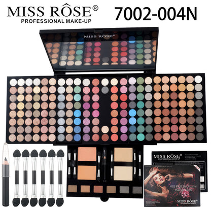 MISSROSE Cross-border Makeup Tray Makeup Kit, Eyeshadow Lip Gloss Combination Set, Lipstick Blush Highlight Powder