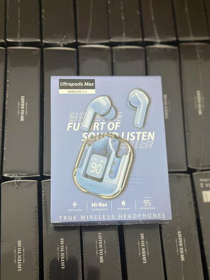 2025 new bluetooth headset transparent digital display XT16 bluetooth headset wireless cross-border ai31 bluetooth headset noise reduction