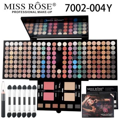 MISSROSE Cross-border Makeup Tray Makeup Kit, Eyeshadow Lip Gloss Combination Set, Lipstick Blush Highlight Powder
