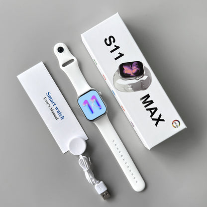 The new Huaqiang North s11max smart watch cross-border foreign trade model defaults to English with 22 languages
