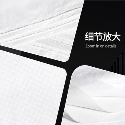 Woven bag, white coated waterproof and moisture-proof snakeskin bag, thickened large-size packaging bag, logistics moving bag customization