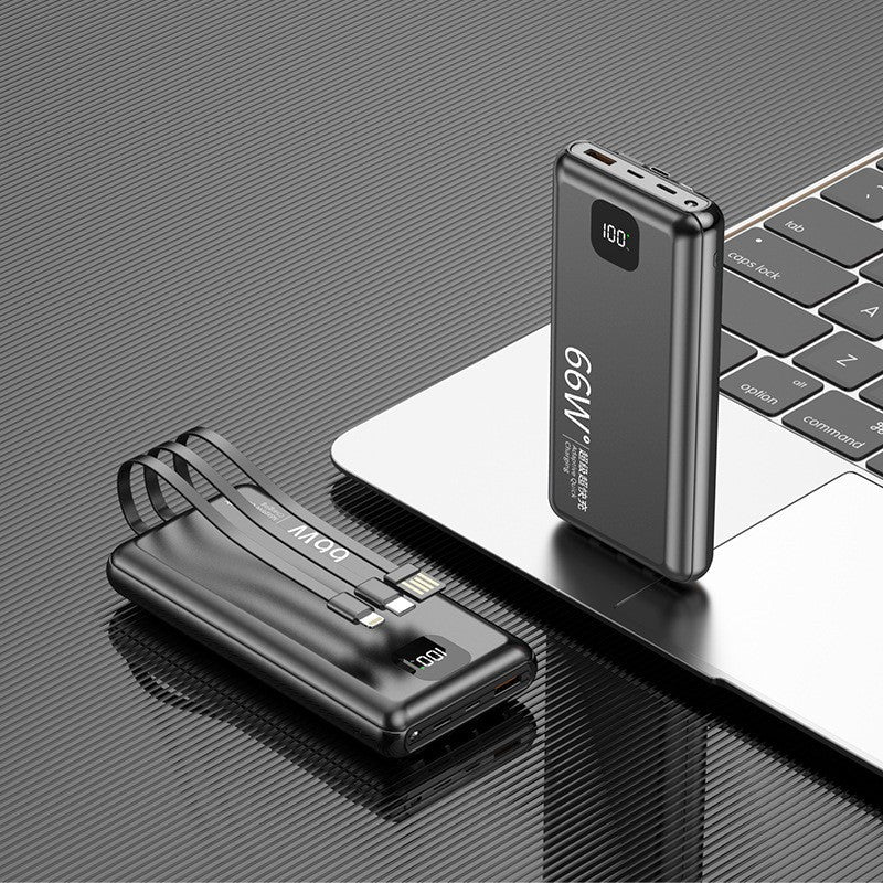 Wholesale gifts Customized power bank 66W super fast charging mini large capacity 20000mAh cross-border mobile power supply