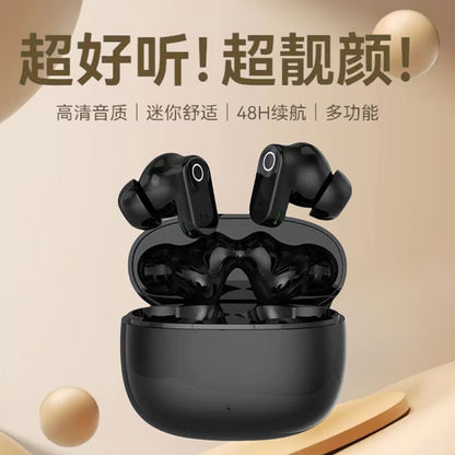 2025 cross-border new wireless bluetooth headset high-end half-in-ear sports game voice-lowering super long standby headset