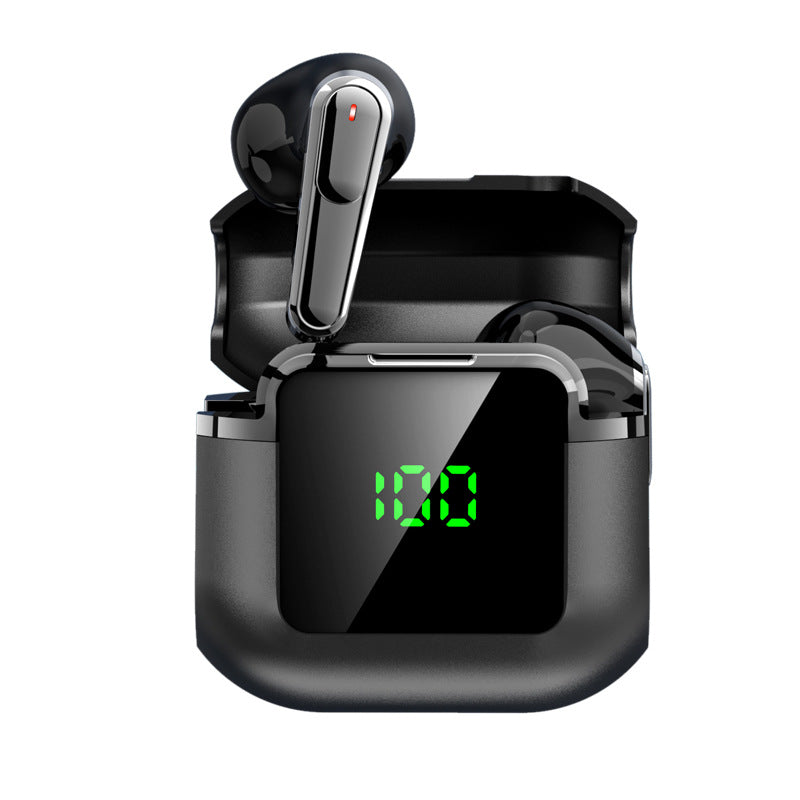 PRO90 MAX digital display headset, smart power display Bluetooth connection noise reduction call, portable charging compartment