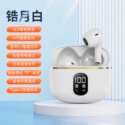 Cross-border private model X88 X85 X89 wireless bluetooth headset intelligent digital display long battery life touch factory direct sales