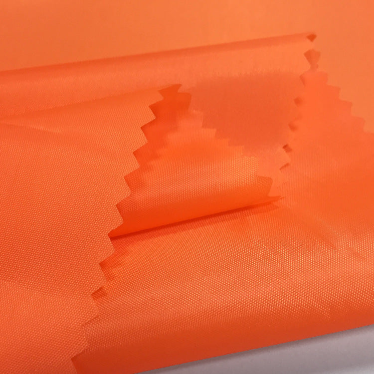 Spring thin pu transparent coating waterproof fabric polyester taffeta kite shower curtain umbrella cloth rainproof silk fabric
