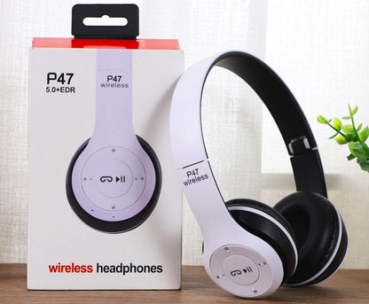 Factory Wholesale Headset P47 Bluetooth Headset Headset Foldable Heavy Bass Foreign Trade Gifts Wireless Sports