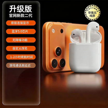 Huaqiangbei A9Pro2 new 2026 wireless bluetooth headset color screen intelligent active noise reduction sound quality for Android