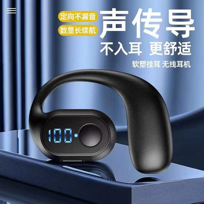Popular single-ear digital display, super long standby Bluetooth headset, cross-border foreign trade wireless Bluetooth headset, large sound, super long battery life
