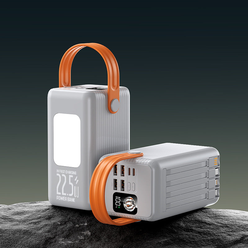 Cross-border explosion fast charging solar power bank 200000mAh large capacity mobile power bank