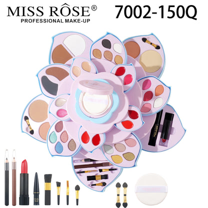 MISSROSE Cross-border Makeup Tray Makeup Kit, Eyeshadow Lip Gloss Combination Set, Lipstick Blush Highlight Powder