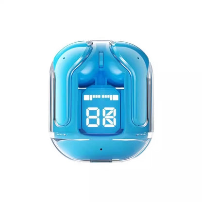 2025 new bluetooth headset transparent digital display XT16 bluetooth headset wireless cross-border ai31 bluetooth headset noise reduction