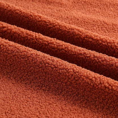 Spot thickened teddy fleece small particle circle fleece sofa throw pillow toy fabric, teddy fleece fabric