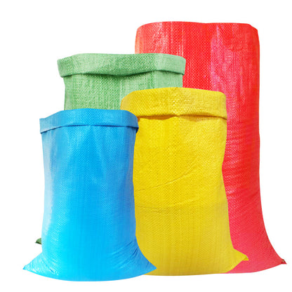 New color ordinary woven bag edge lock new material grain vegetable and fruit food bag packaging express bag feed bag