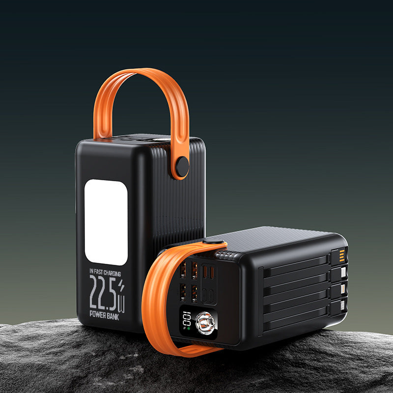 Cross-border explosion fast charging solar power bank 200000mAh large capacity mobile power bank