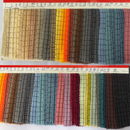 190G corn fleece corn grid fleece fabric sofa cover toy clothing fabric fleece grid