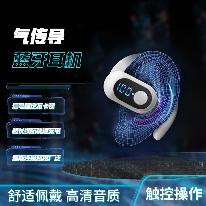 Popular single-ear digital display, super long standby Bluetooth headset, cross-border foreign trade wireless Bluetooth headset, large sound, super long battery life