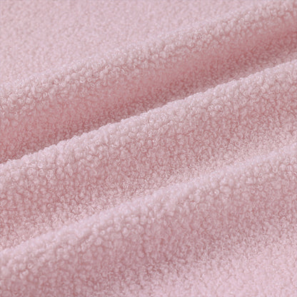 Spot thickened teddy fleece small particle circle fleece sofa throw pillow toy fabric, teddy fleece fabric