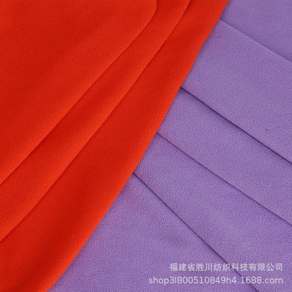 Wholesale 150g ultra-fine fleece fabric fleece cloth inner 75D/144F single-sided fleece fabric elastic force