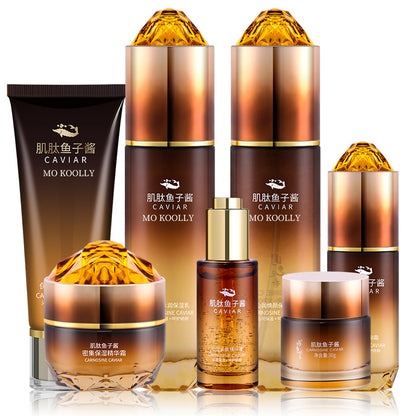 Carnosine Caviar Water Milk Set Skin Care Products Cosmetics Full Set Face Cream Hydrating Moisturizing Genuine Beauty Salon