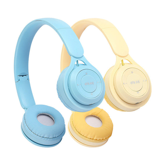 Popular Macaron Y-08 Bluetooth Headset Wireless Headset Foldable Heavy Bass Headset Factory Direct Wholesale